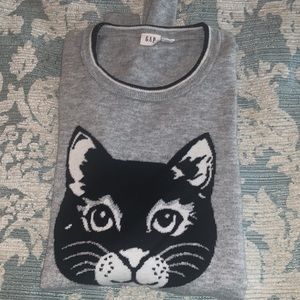 Adorable Cat Sweater design by Gap